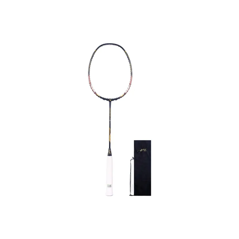VICTOR Carbon Fiber Black Gold Falcon Hendra Signature Edition Attack TK-F Falcon SE GB Badminton Unisex-0