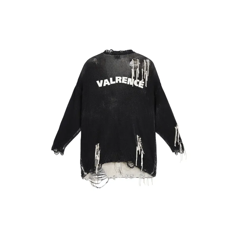 VANN VALRENCÉ Sweaters Unisex Faded Black-1