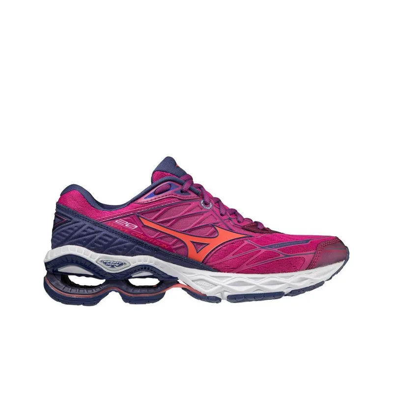 Mizuno Creation 20 Wave Lightweight And Wear resistant Low Top Running Shoes Women's Red-1