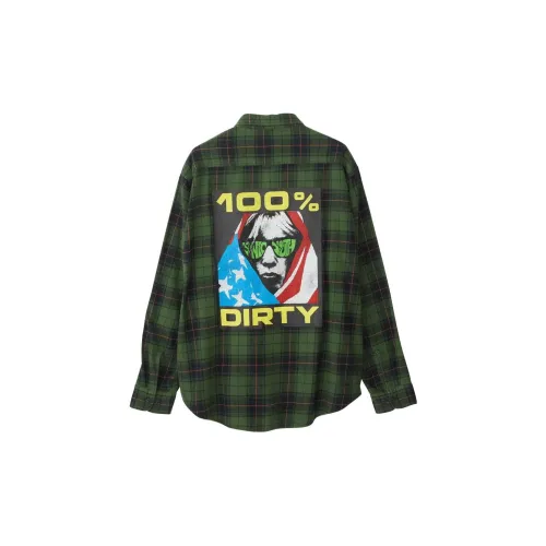 HYSTERIC GLAMOUR Shirts Men Green