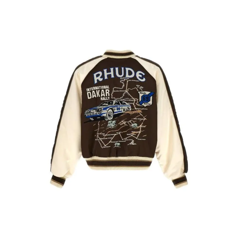 RHUDE Crepe Satin Souvenier Jacket-1
