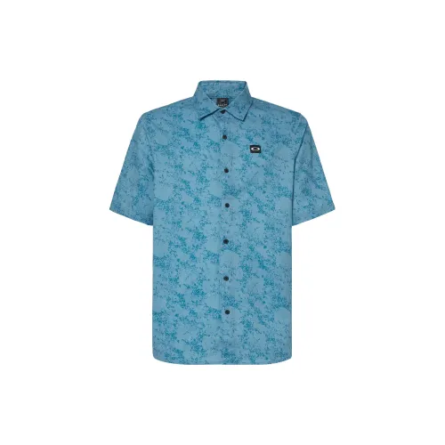 Oakley Shirts Men Light Blue