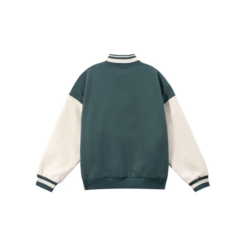 Anta Life Collection Baseball Jacket Women's Gulf Green-1