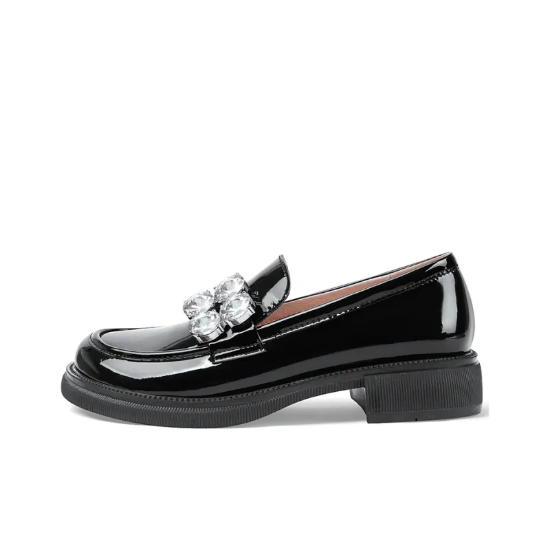 Lily Wei Loafers Women's Black-0