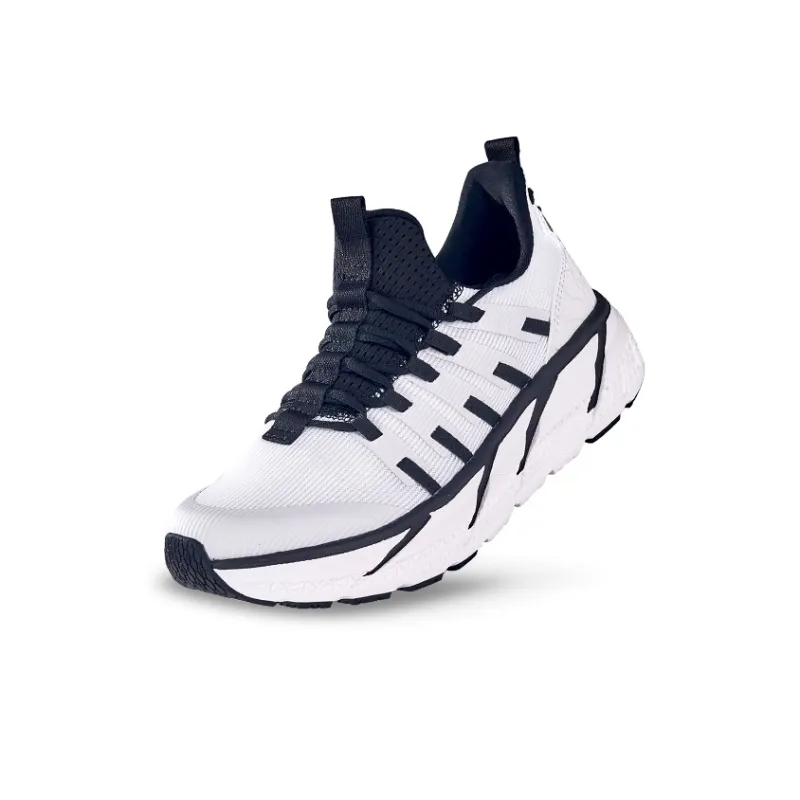 HOT POTATO R19 Cushioned Wear Resistant Breathable Slip Resistant Low Top Running Shoes Unisex Black White-2
