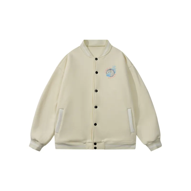 LEVEL RELAX Series Baseball Jacket Unisex-8