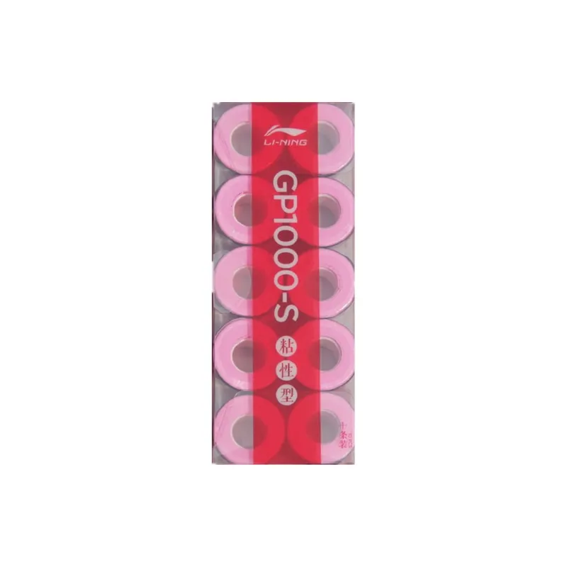 LiNing Badminton Grip Tape Pink PU Thin-0