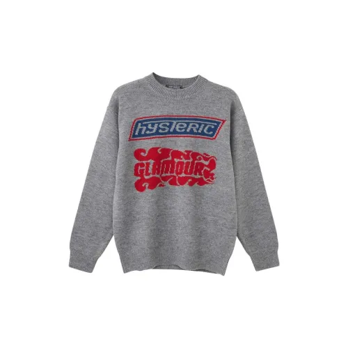 HYSTERIC GLAMOUR Sweaters Men Gray