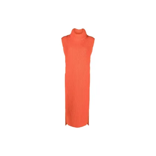 JIL SANDER Sleeveless Dresses Women's Orange