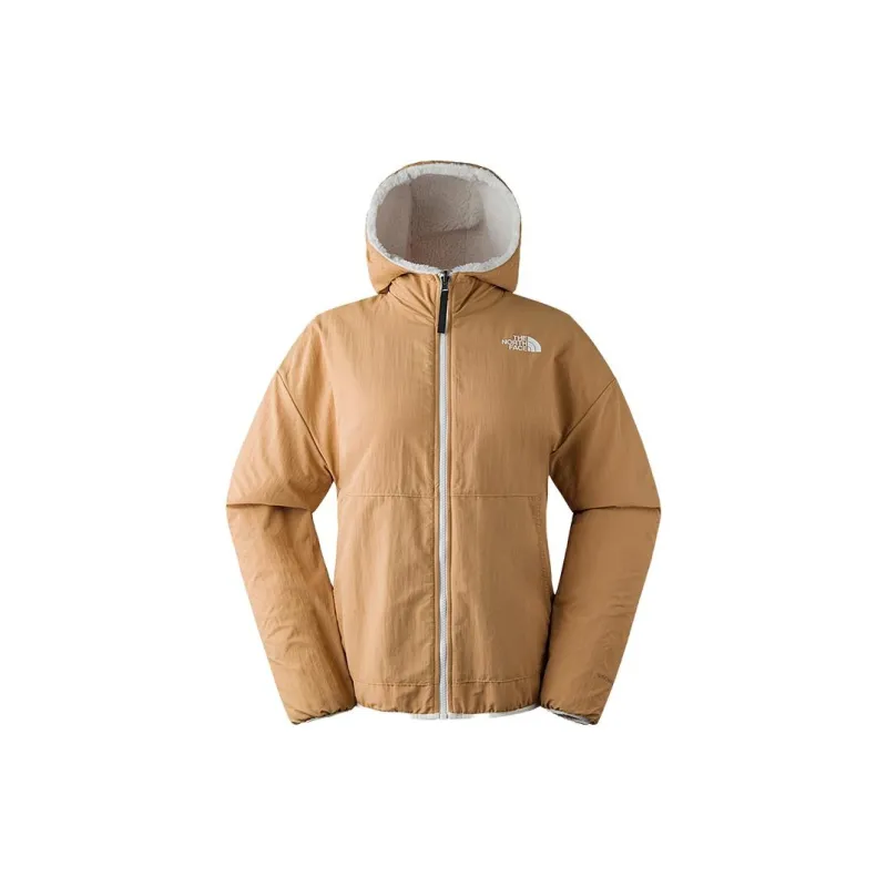 THE NORTH FACE Velvet feel Coat Women's White-2