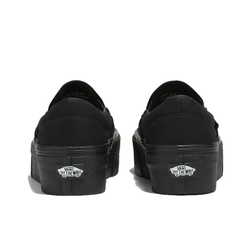 Vans Classic Slip On Stackform Canvas 'Black'-4