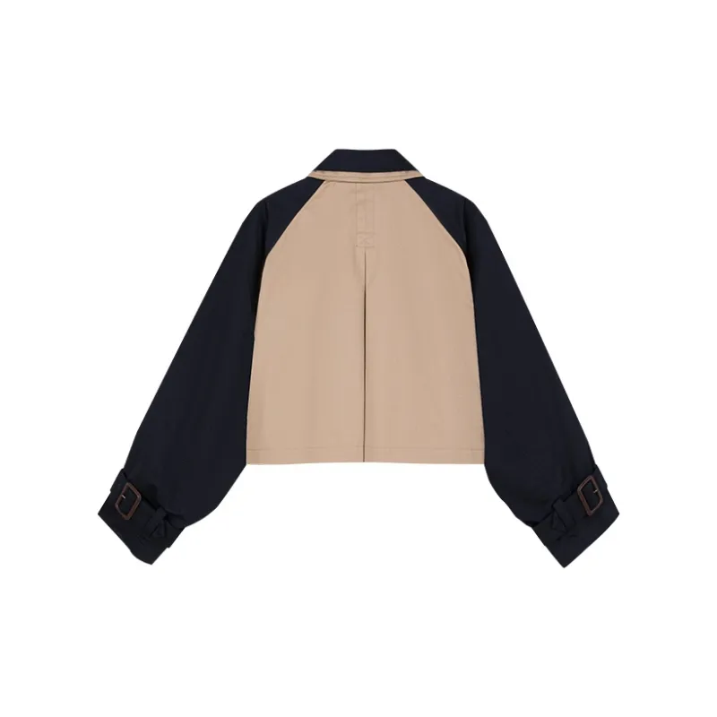 UOOYAA Trench Coats Women's Khaki-1