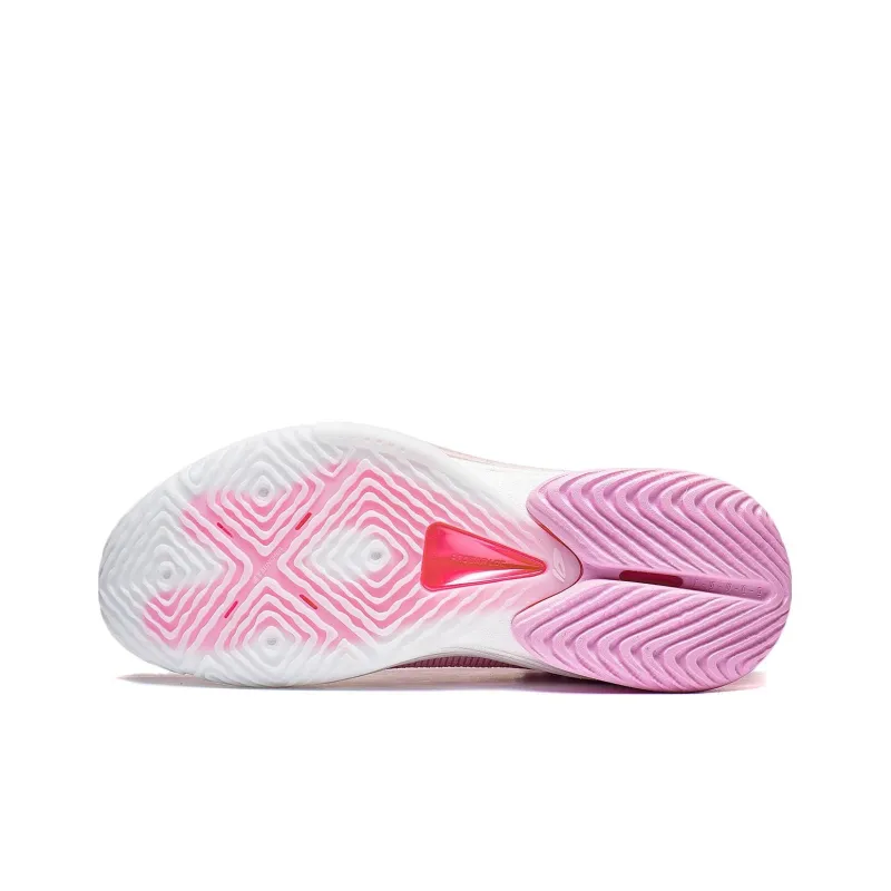 LiNing Speed 10 Durable Breathable Low-Top Basketball Shoes Men's Soft Cherry Blossom Pink-6