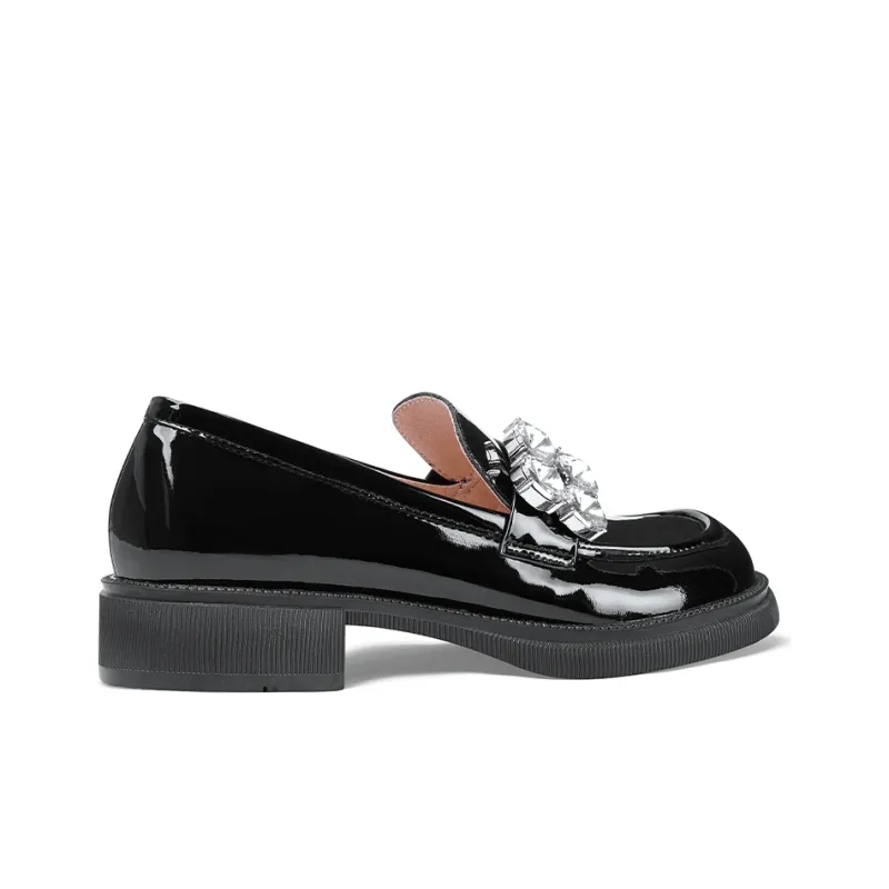Lily Wei Loafers Women's Black-1