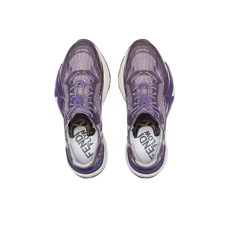 FENDI Flow Low Top Casual Shoes Men's Purple-3
