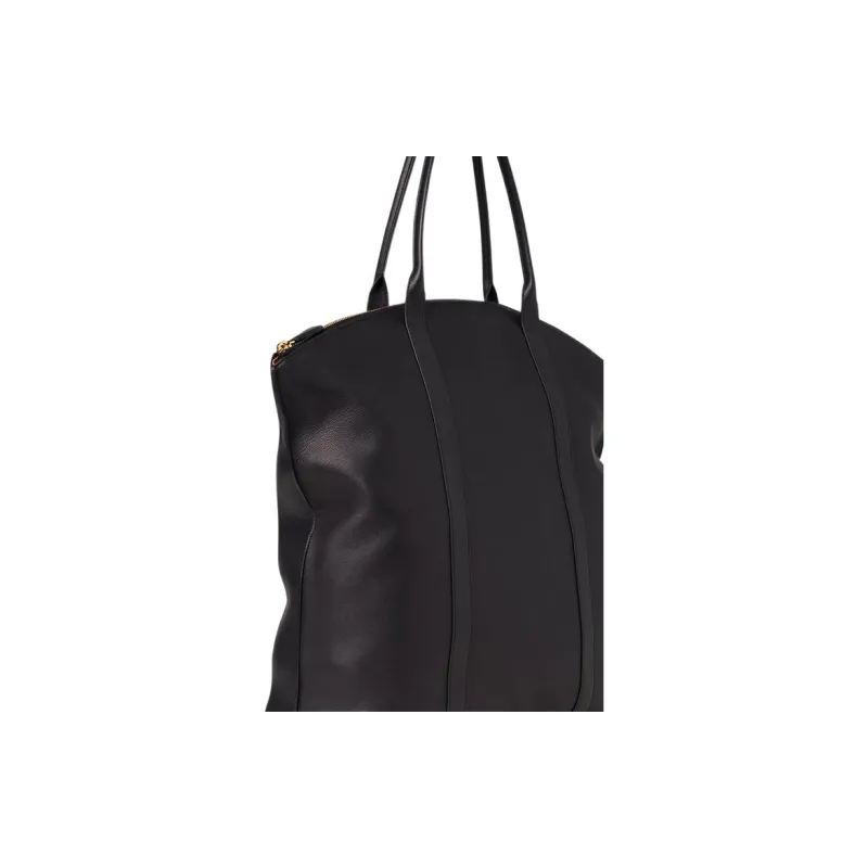THE ROW Dante Leather Tote Bag Shopping Bag Handbag Extra Large Women's Black-4