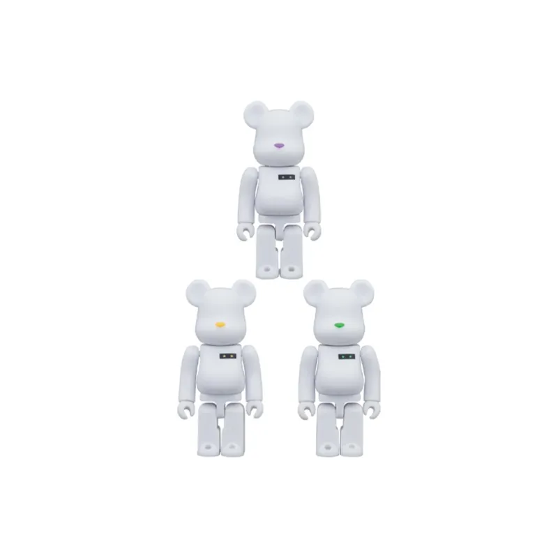 BE@RBRICK 100% NEWS 20th Anniversary Commemoration SET Trendy Figures 7cm-0