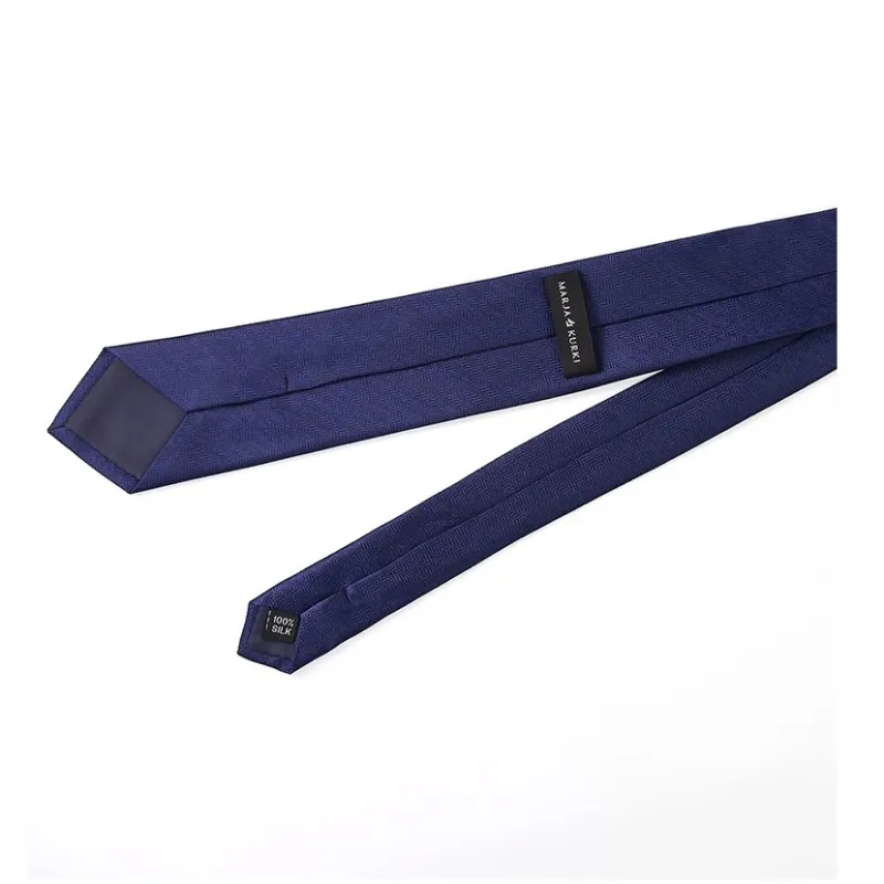 MARJAKURKI Silk Mulberry Silk Blue 2HH801538 Tie Greeting Card Men's-2