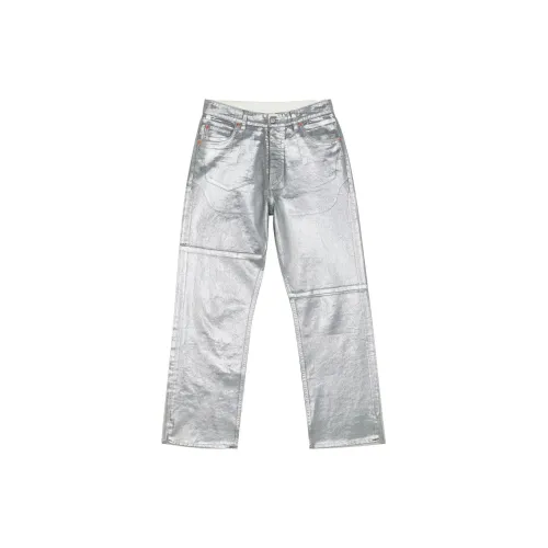 MM6 Maison Margiela Jeans Men Silver