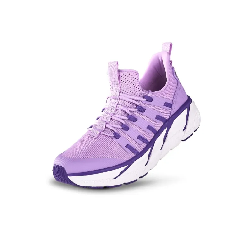 HOT POTATO Cushioned Wear-Resistant Lightweight Breathable Low-Top PO-EVA Casual Running Shoes Women's Purple-2