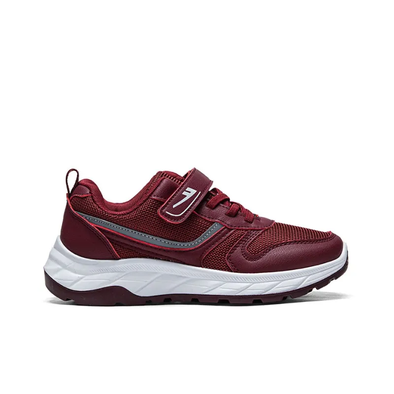 Warrior Comfortable Mom Shoes Anti Slip And Wear Resistant Lightweight Low Top Casual Shoes Women's Burgundy-1