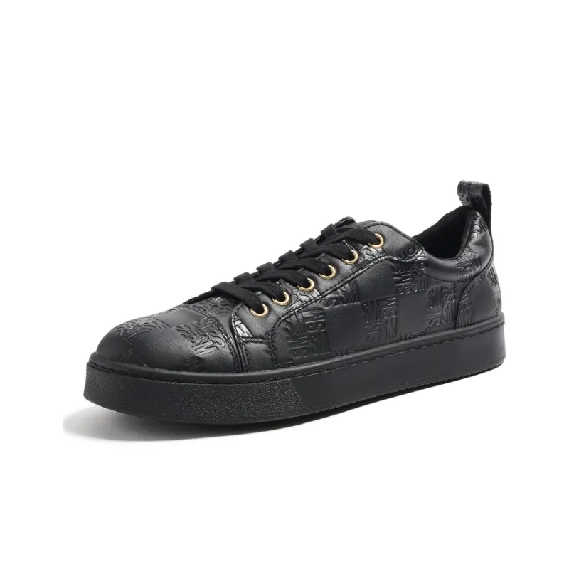 STEVE MADDEN Low-Top Skateboard Shoes Men's Black-1