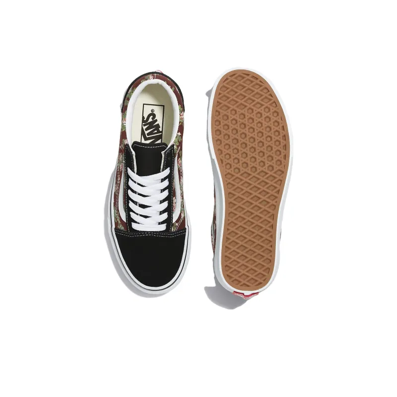 Vans Old Skool Wallflower Floral 'Black Brown' Women's-4