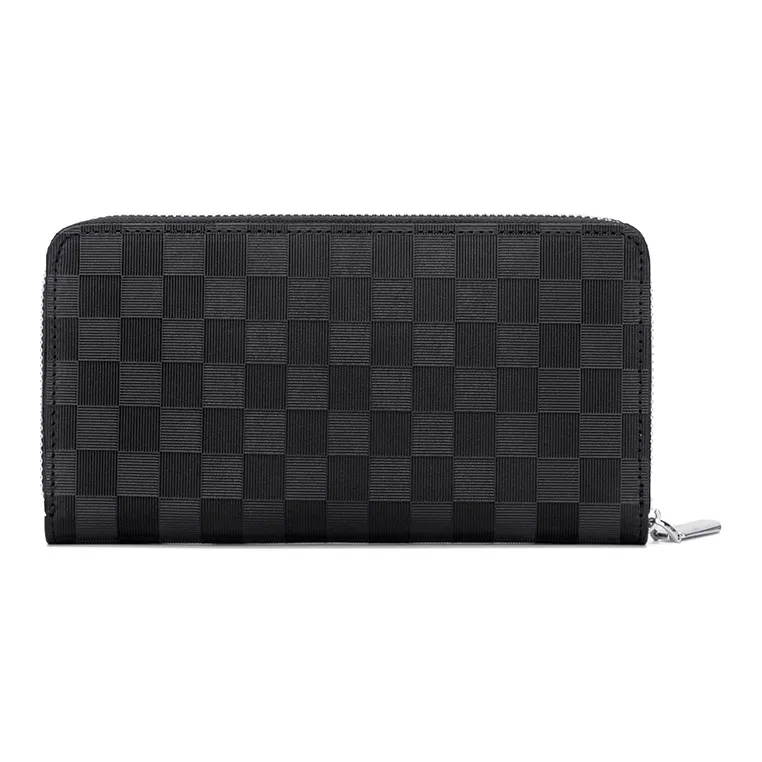 Simvay Clos Cow Leather With Synthetic Leather Coin Purse, Wallet, Document Bag, Card Holder Regular Men's Black-3