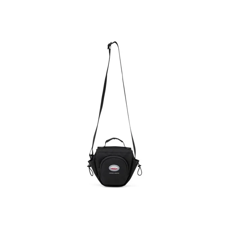 Skechers Fabric Shoulder Bag, Crossbody Bag Unisex Black-0