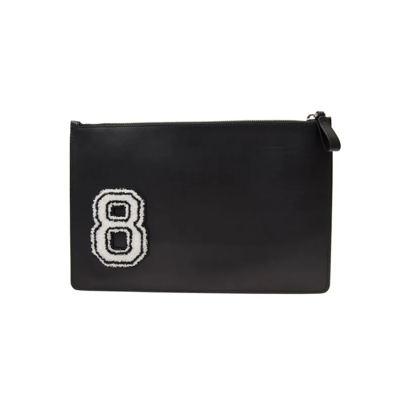 Valentino Leather Wallets Clutches Regular Unisex Black-2