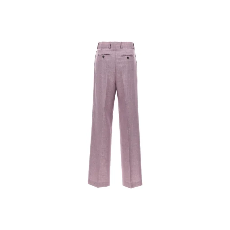 MSGM Lurex Pinstriped Pants-1