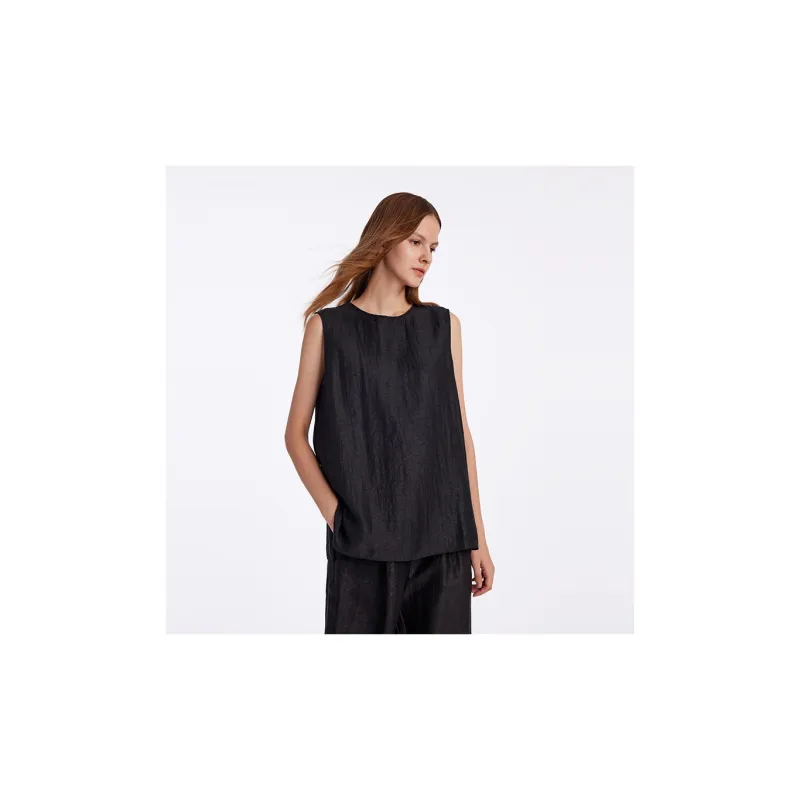 GOELIA Tank Tops Women's 00B Black-1