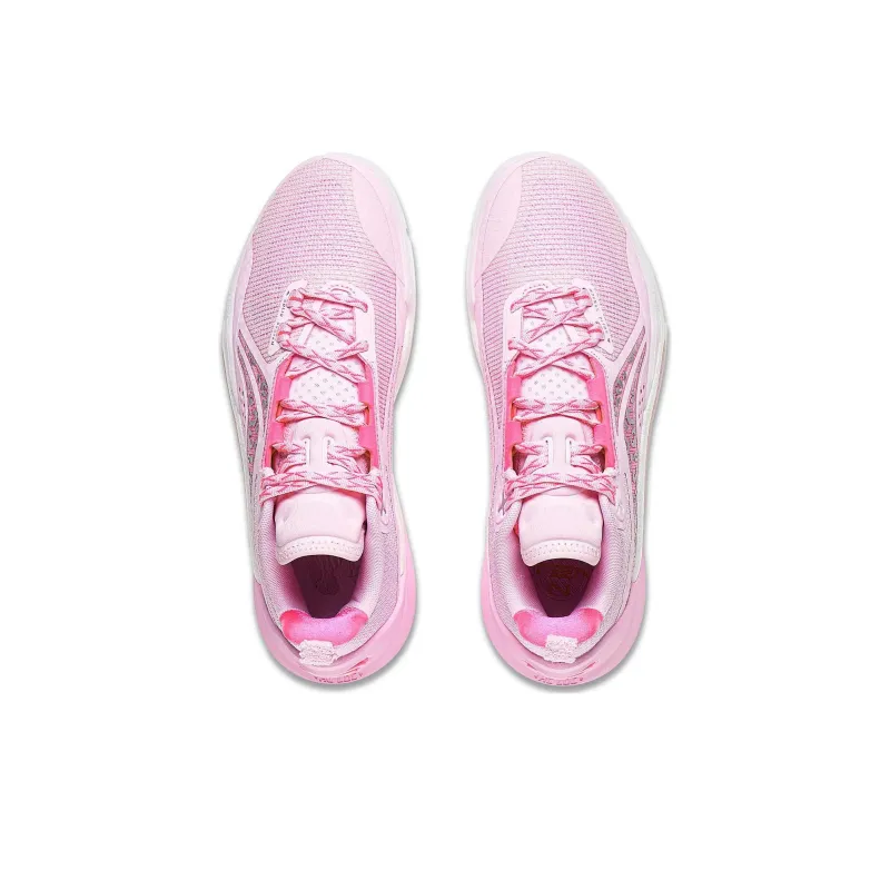 LiNing Speed 10 Durable Breathable Low-Top Basketball Shoes Men's Soft Cherry Blossom Pink-3