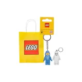 Shark glow keychain + ghost glow keychain + paper gift bag (random material)