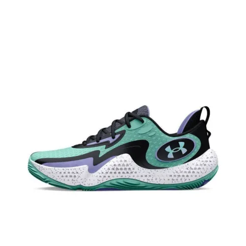 Under Armour Spawn 5 Basketball Shoes Unisex Low-Top Blue