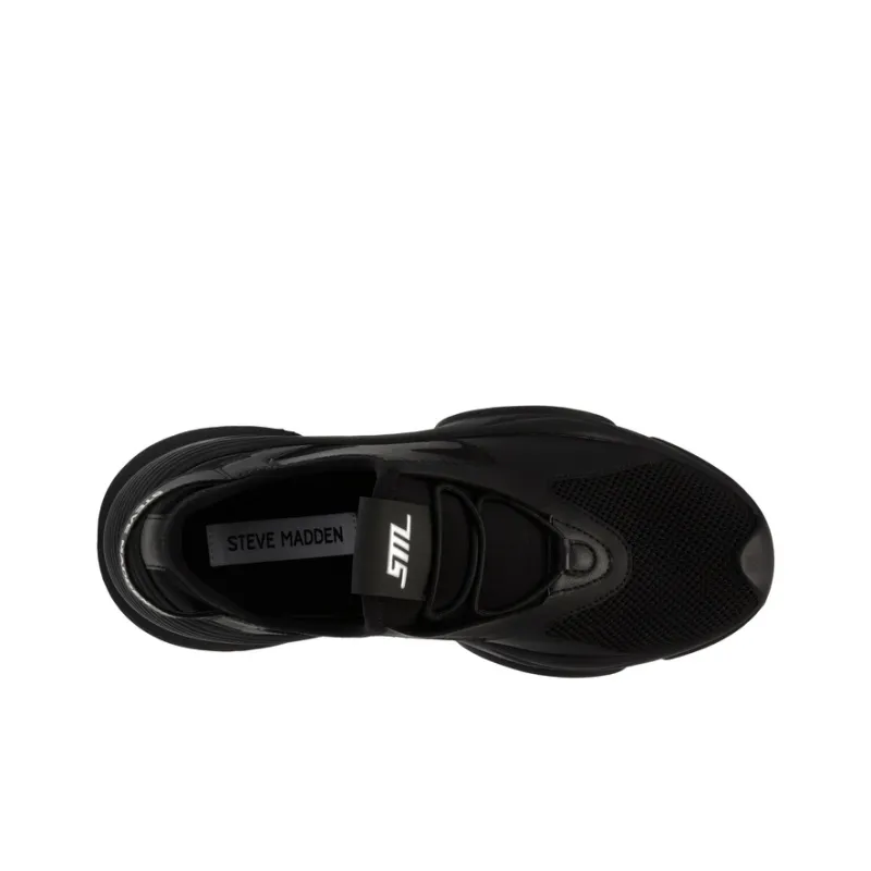 STEVE MADDEN Low-Top Chunky Sneakers Women's Black-3