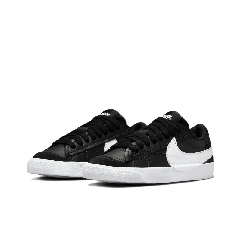 Nike Blazer Low 77 Jumbo Black White Women's-2