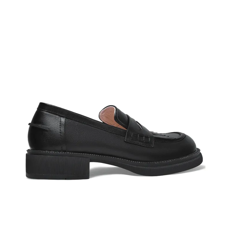 Lily Wei Loafers 3cm Women's Black-2