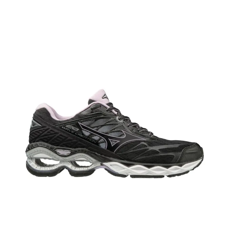 Mizuno Women's Wave Creation 20 'Black Purple'-1