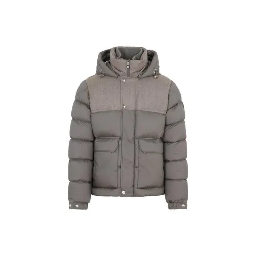 Moncler Down Jackets Men Brown