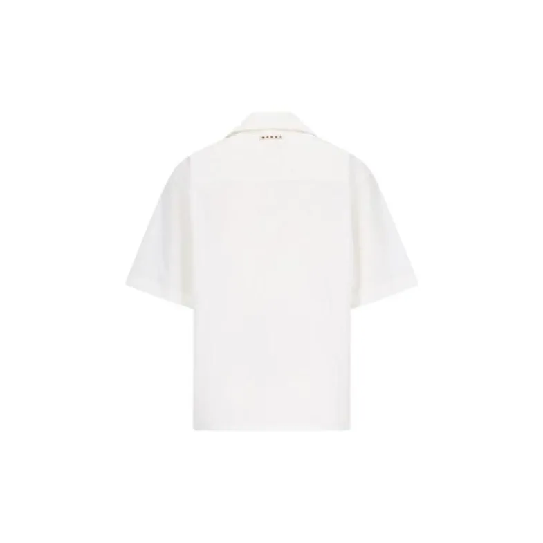 MARNI Bespoke Printed Logo Embroidered Shirt-1