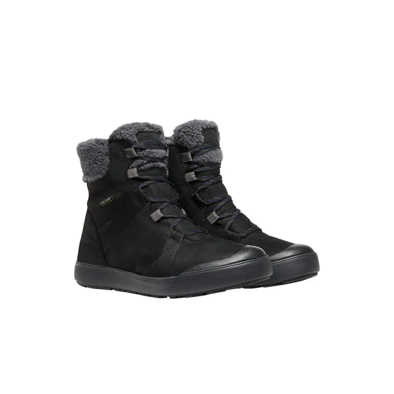 KEEN ELLE WINTER BOOT WP Anti-Slip Wear-Resistant Waterproof And Breathable High-Top Outdoor Shoes Women's Black-4