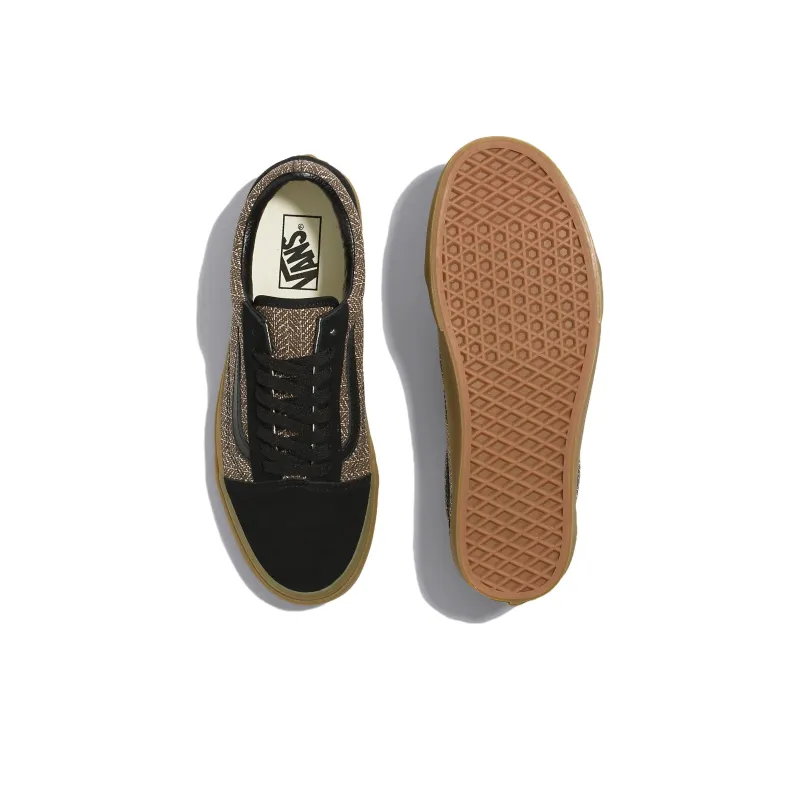 Vans Old Skool Herringbone 'Brown Black'-4