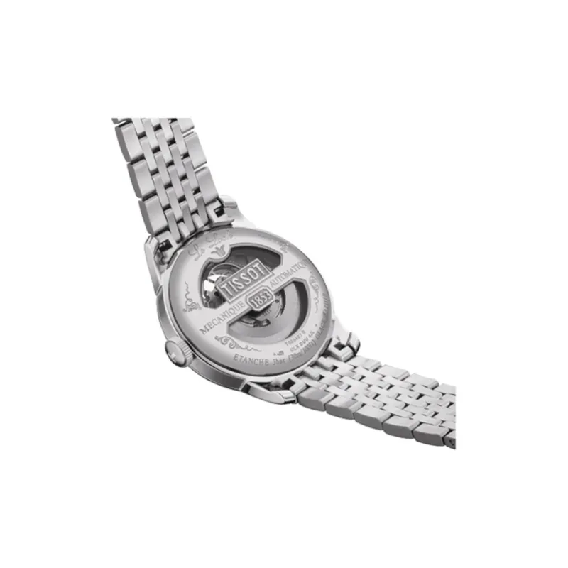 TISSOT Le Locle Collection Automatic Mechanical Movement Men's Watches Watch 39.3mm Silver Dial-4
