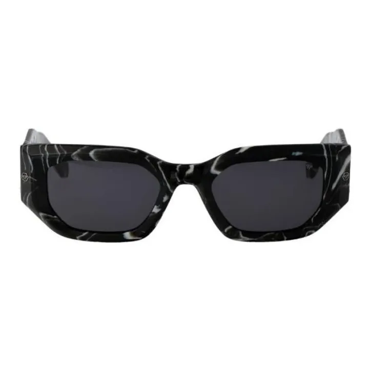 PHILIPP PLEIN Geometric Frame Sunglasses-1