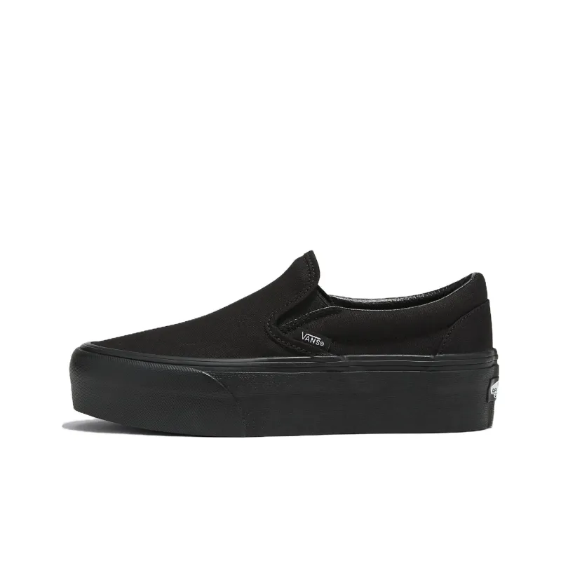 Vans Classic Slip On Stackform Canvas 'Black'-0