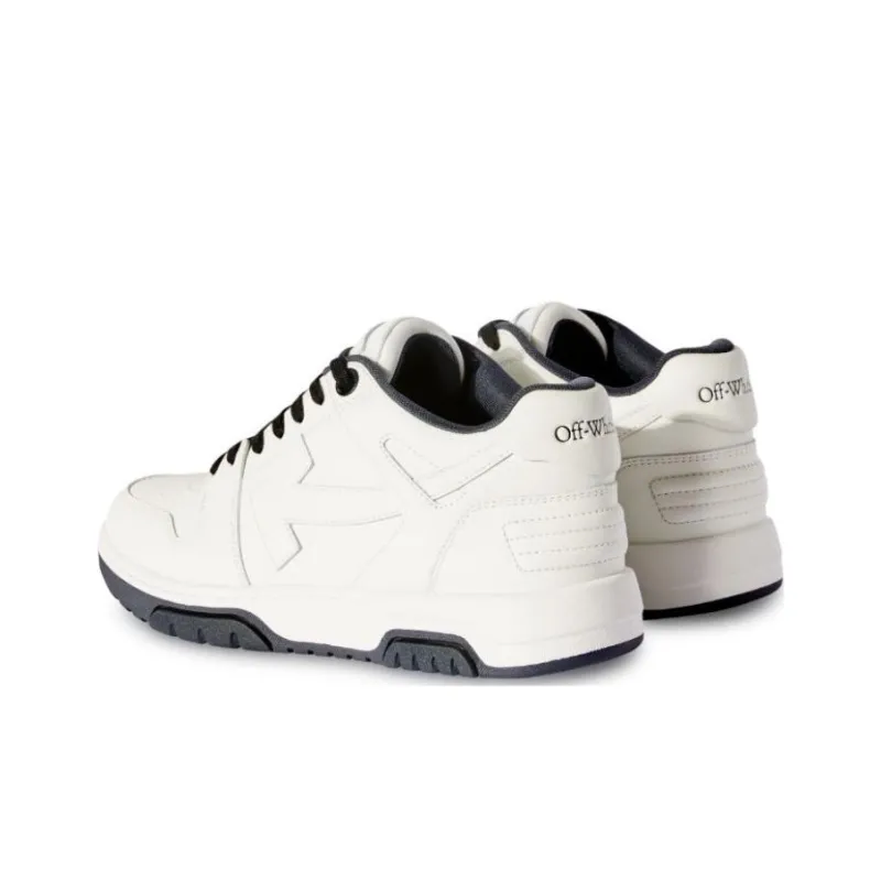 OFF WHITE Low Top Skateboard Shoes Women's White-4