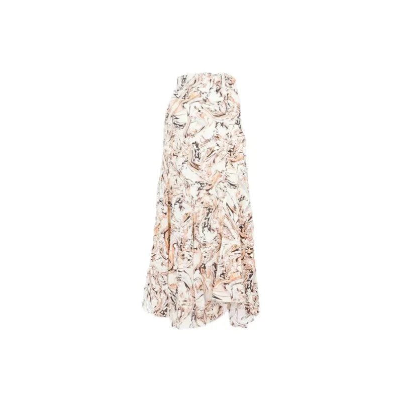 ISABEL MARANT Toscane Silk Midi Skirt-2