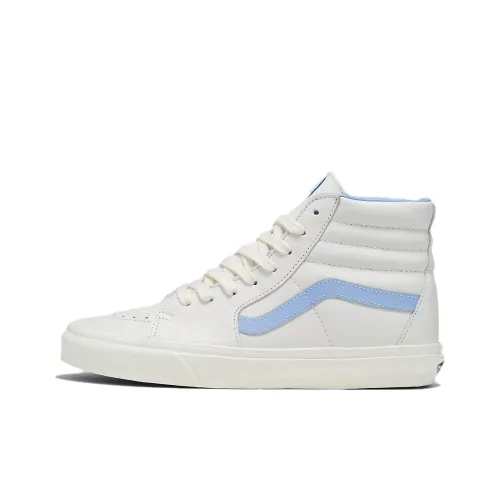 Vans Sk8 -Hi Vintage Leather 'Blanc De Blanc Blue'