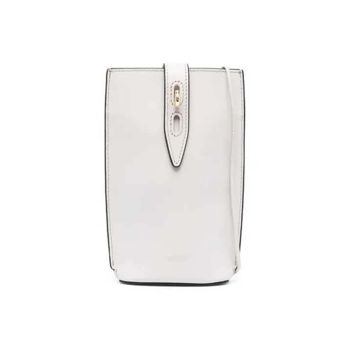 Furla Soft Cow Leather Shoulder Bag Crossbody Bag Mini Women's White-0